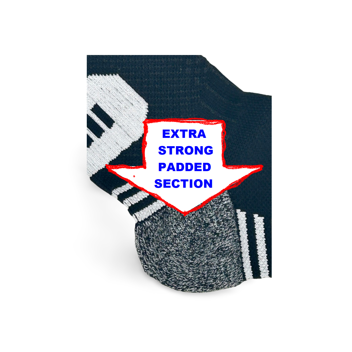 „Extra Tough“ Workout-Socken – Verstärkt und atmungsaktiv für maximale Performance